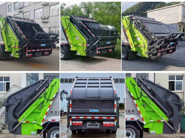 陜汽純電動壓縮式垃圾車