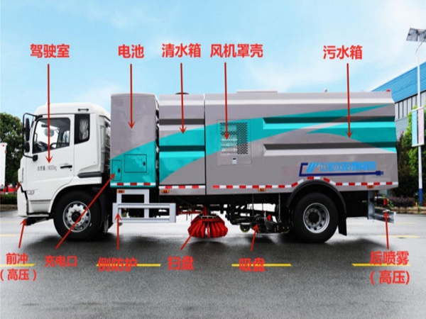 比亞迪純電動洗掃車