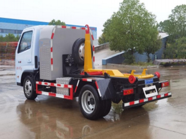 福田純電動(dòng)車(chē)廂可卸式垃圾車(chē)